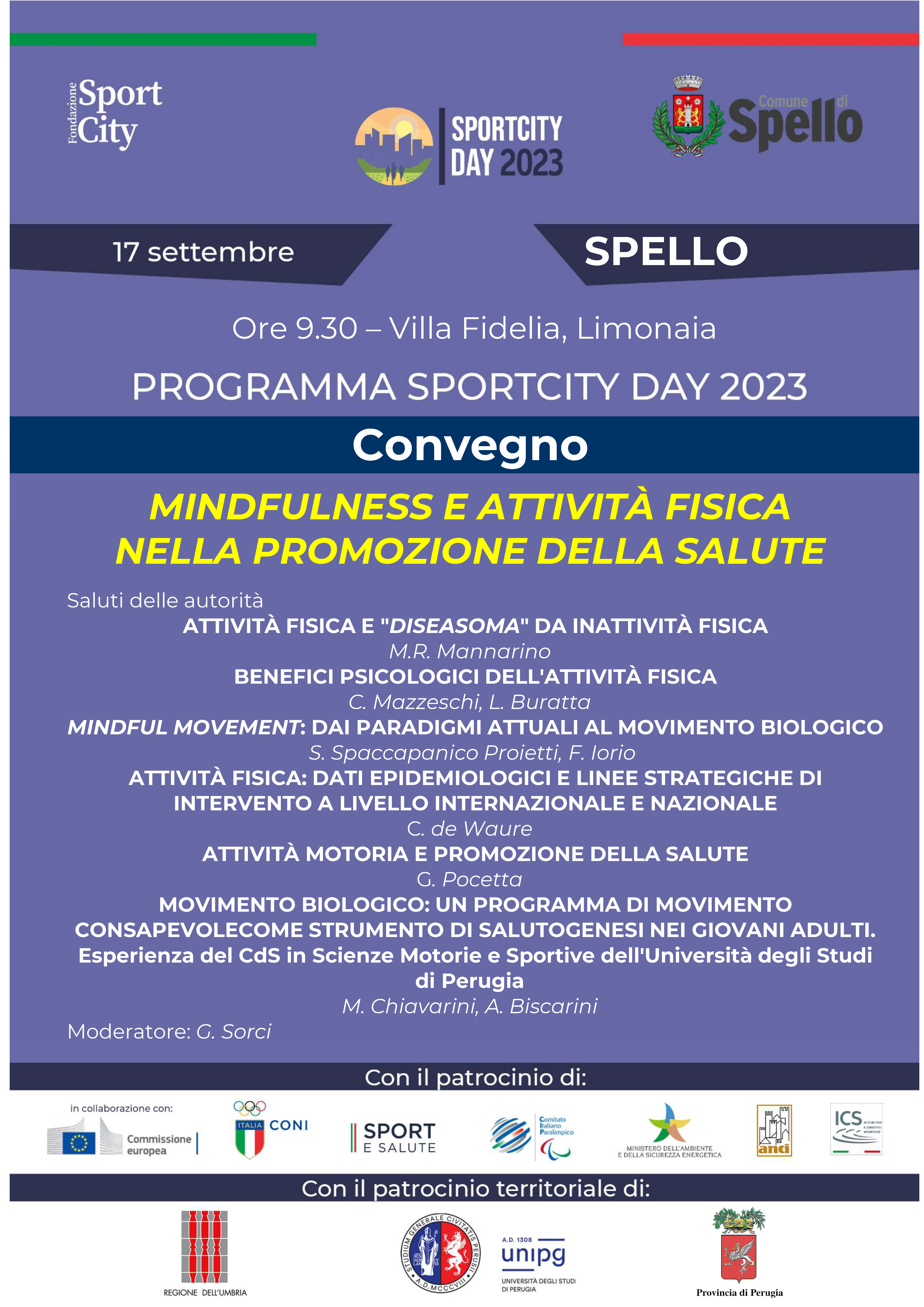 MINDFULNESS E ATTIVITA' FISICA NELLA PROMOZIONE DELLA SALUTE