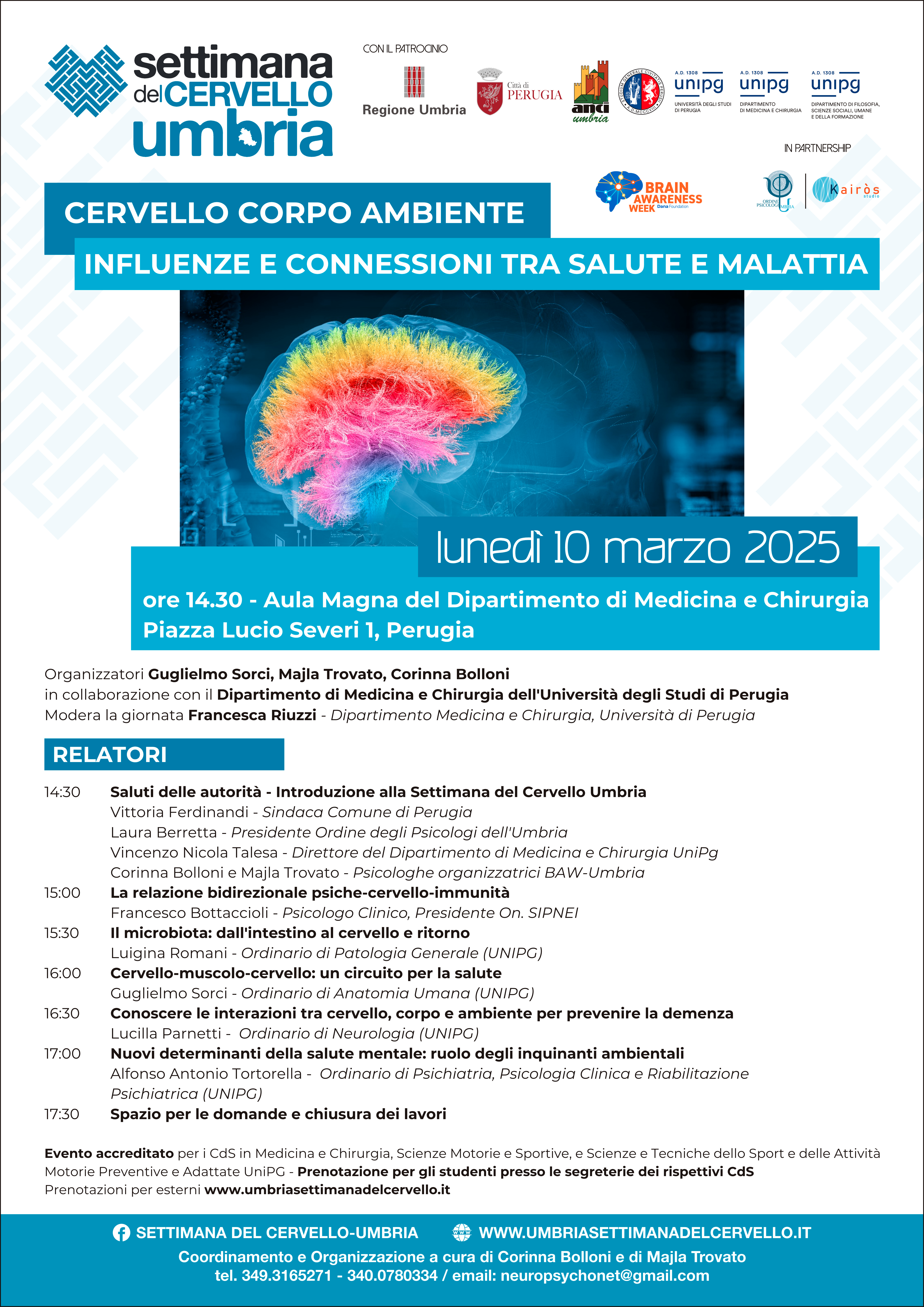 CERVELLO CORPO AMBIENTE - INFLUENZE E CONNESSIONI TRA SALUTE E MALATTIA
